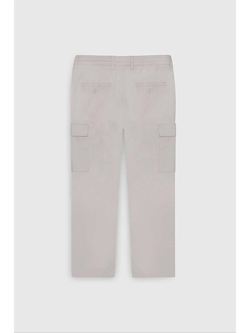 Bej Erkek Taş Comfort Fit Rahat Kesim Pamuklu Esnek Yan Cepli Kargo Pantolon-10