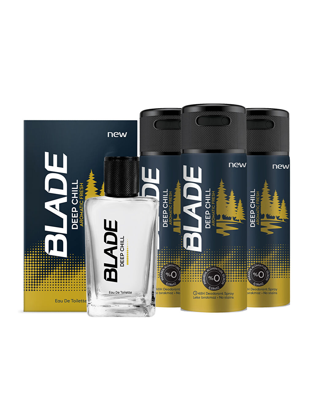 Blade Beyaz Deep Chill Edt Parfüm 70 ml & Deodorant 3x150 ml