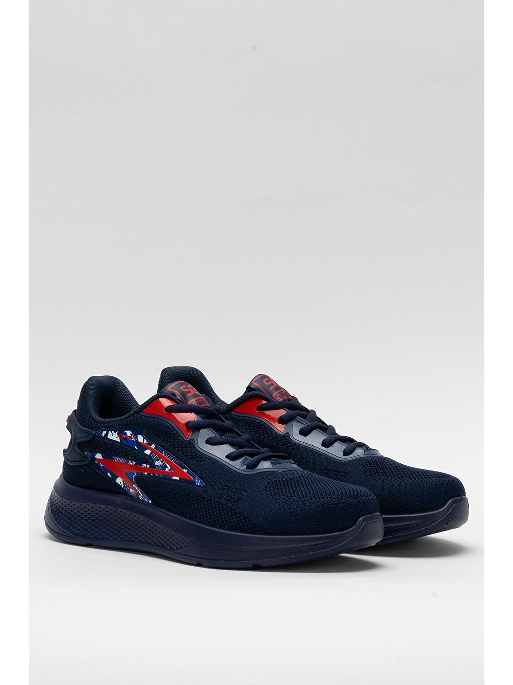 Lacivert Erkek Triko Sneaker Rahat Hava Alabilen Kokusuz Spor Ayakkabı Lacİ-2