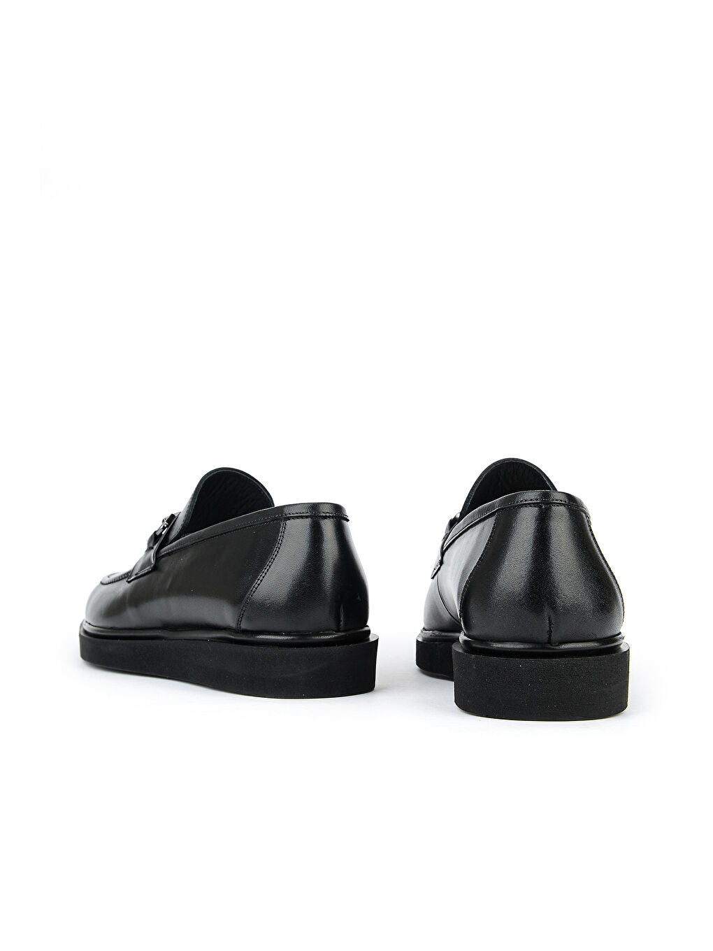 Erkek Hakiki Deri Klasik Ayakkabı 161985Z1050 Siyah-2