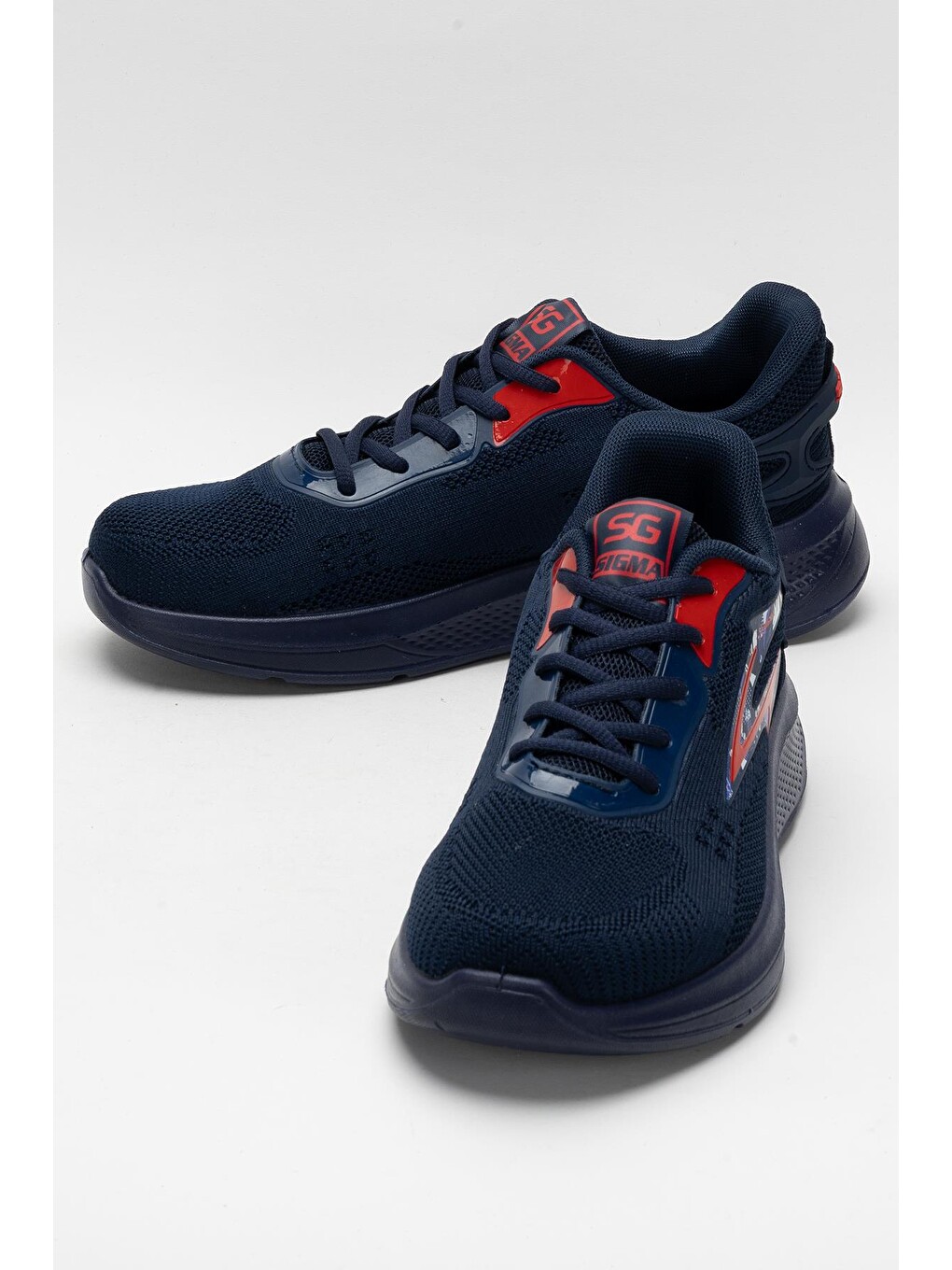 Lacivert Erkek Triko Sneaker Rahat Hava Alabilen Kokusuz Spor Ayakkabı Lacİ-4