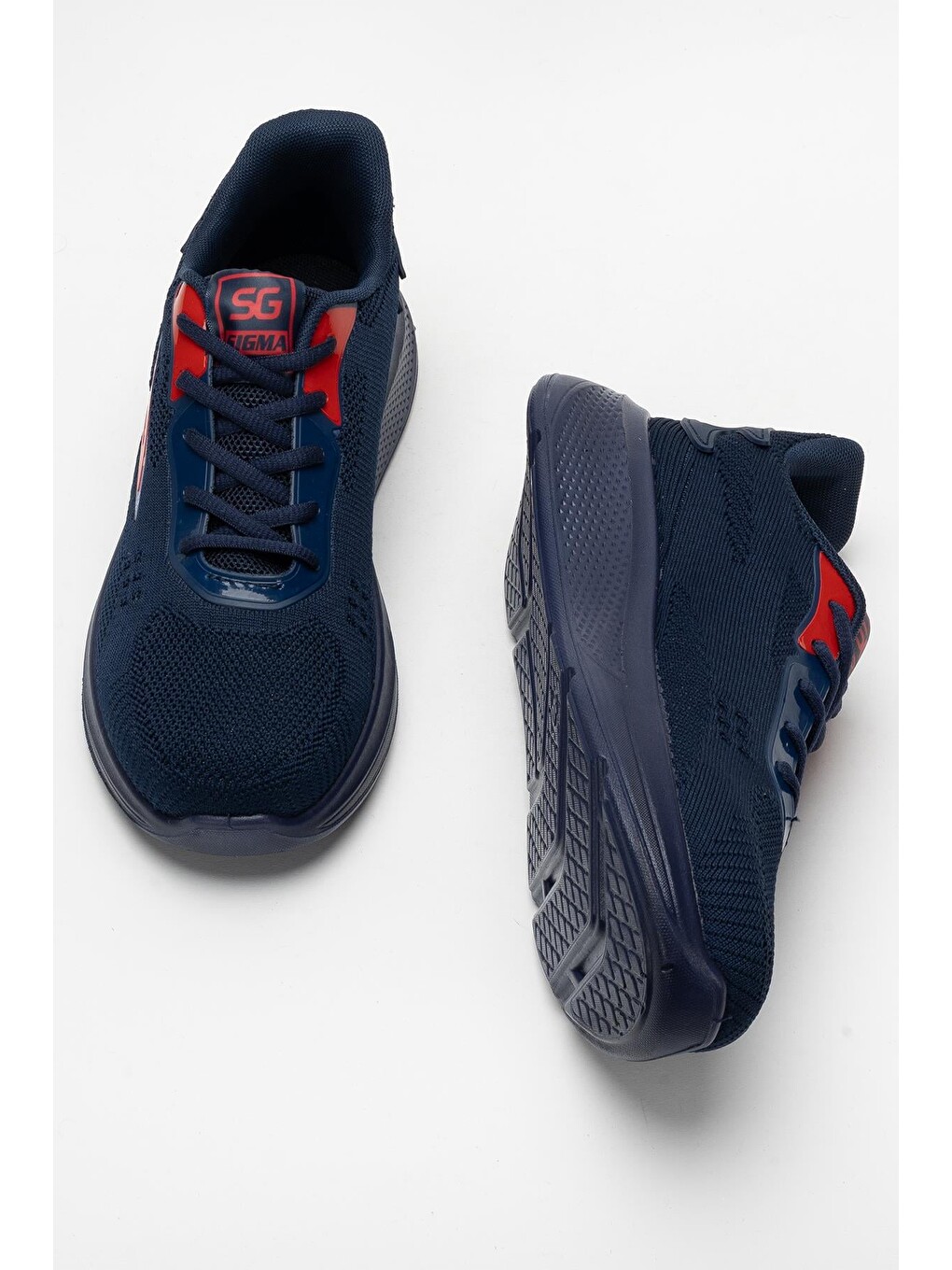 Lacivert Erkek Triko Sneaker Rahat Hava Alabilen Kokusuz Spor Ayakkabı Lacİ-6