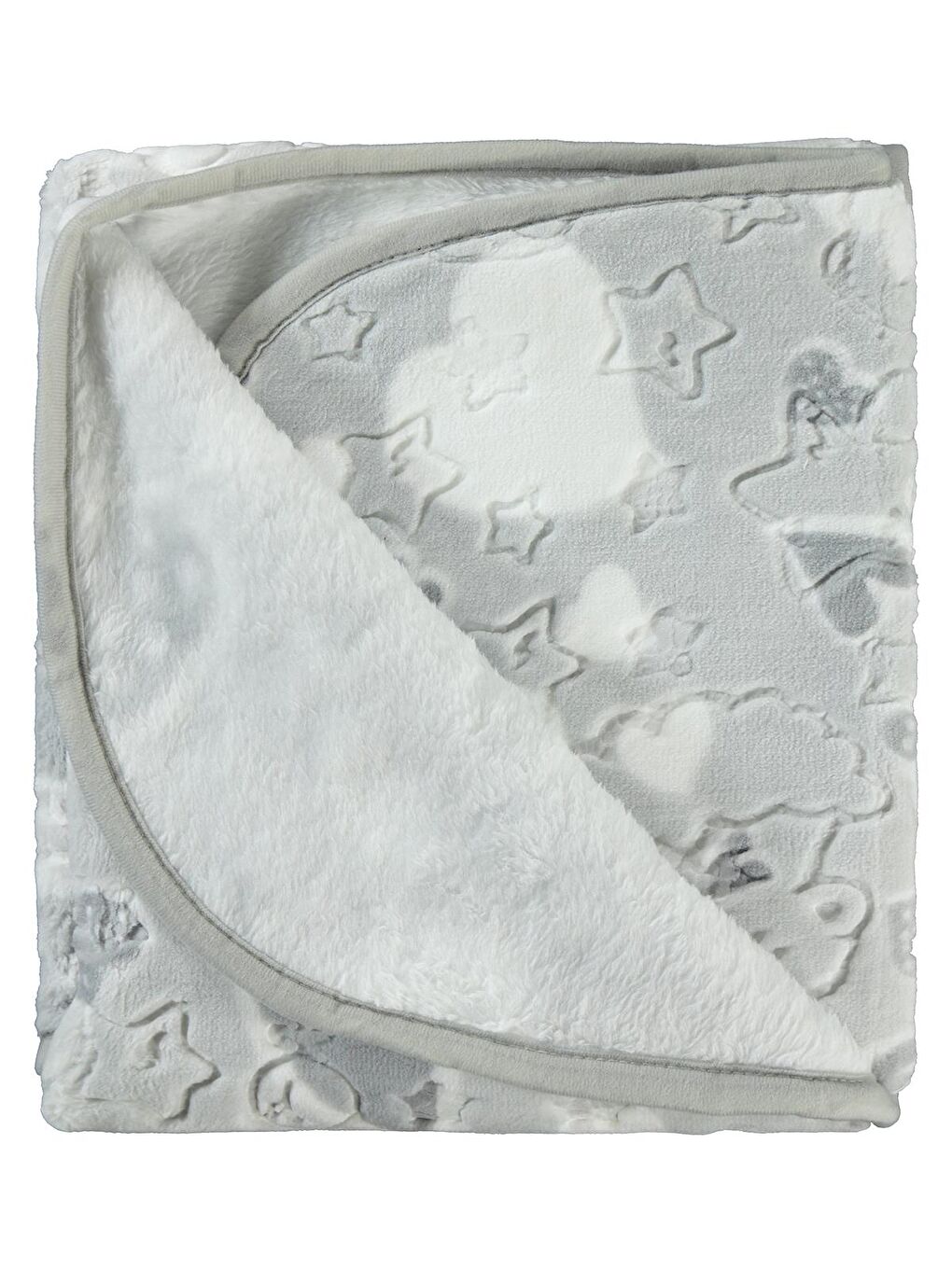 Baby Kalpli Battaniye - Gri Standart-1