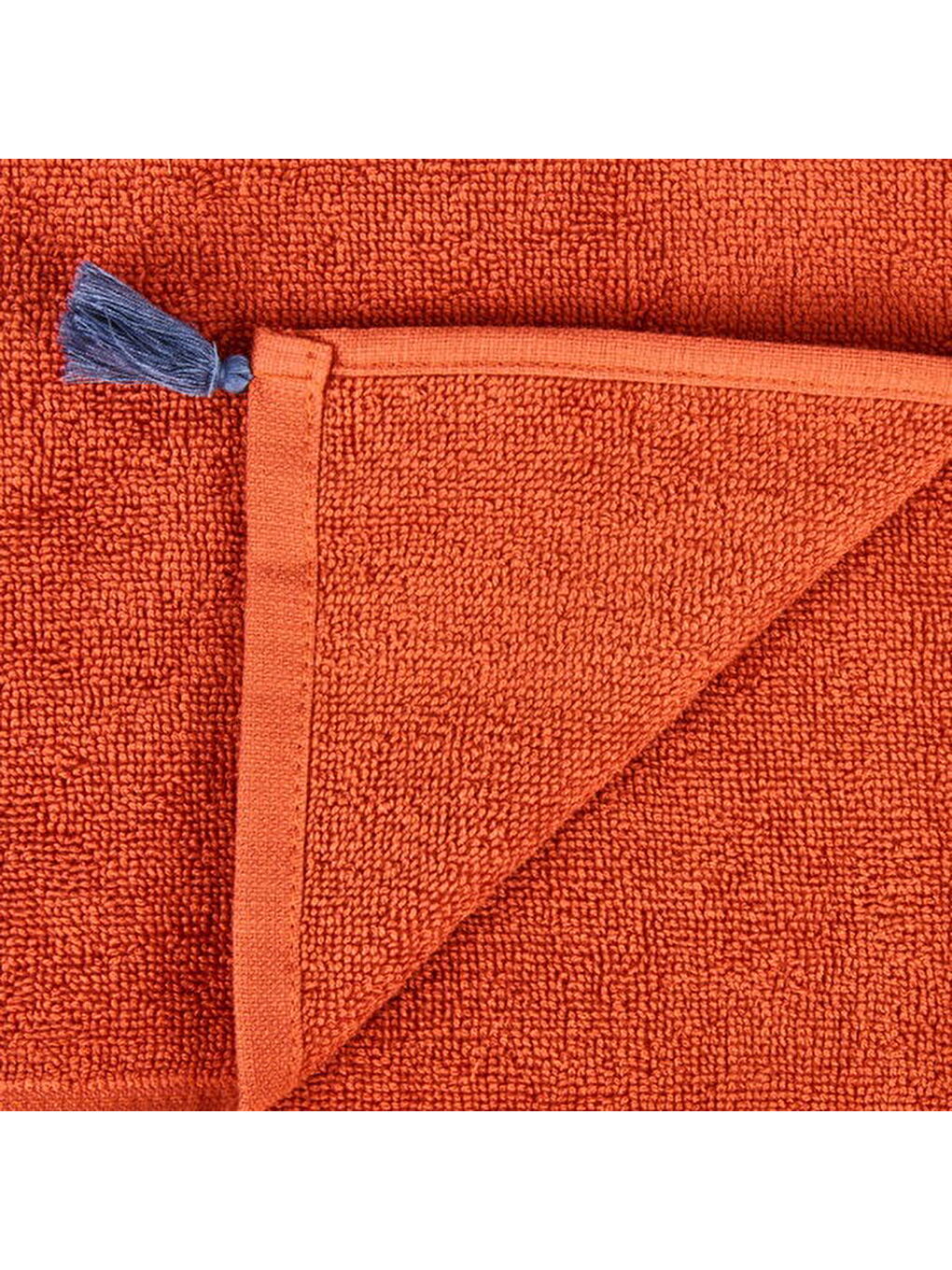 Evidea Kahverengi Soft Litrik Yüz Havlusu - Kiremit - 50x90 cm - 1