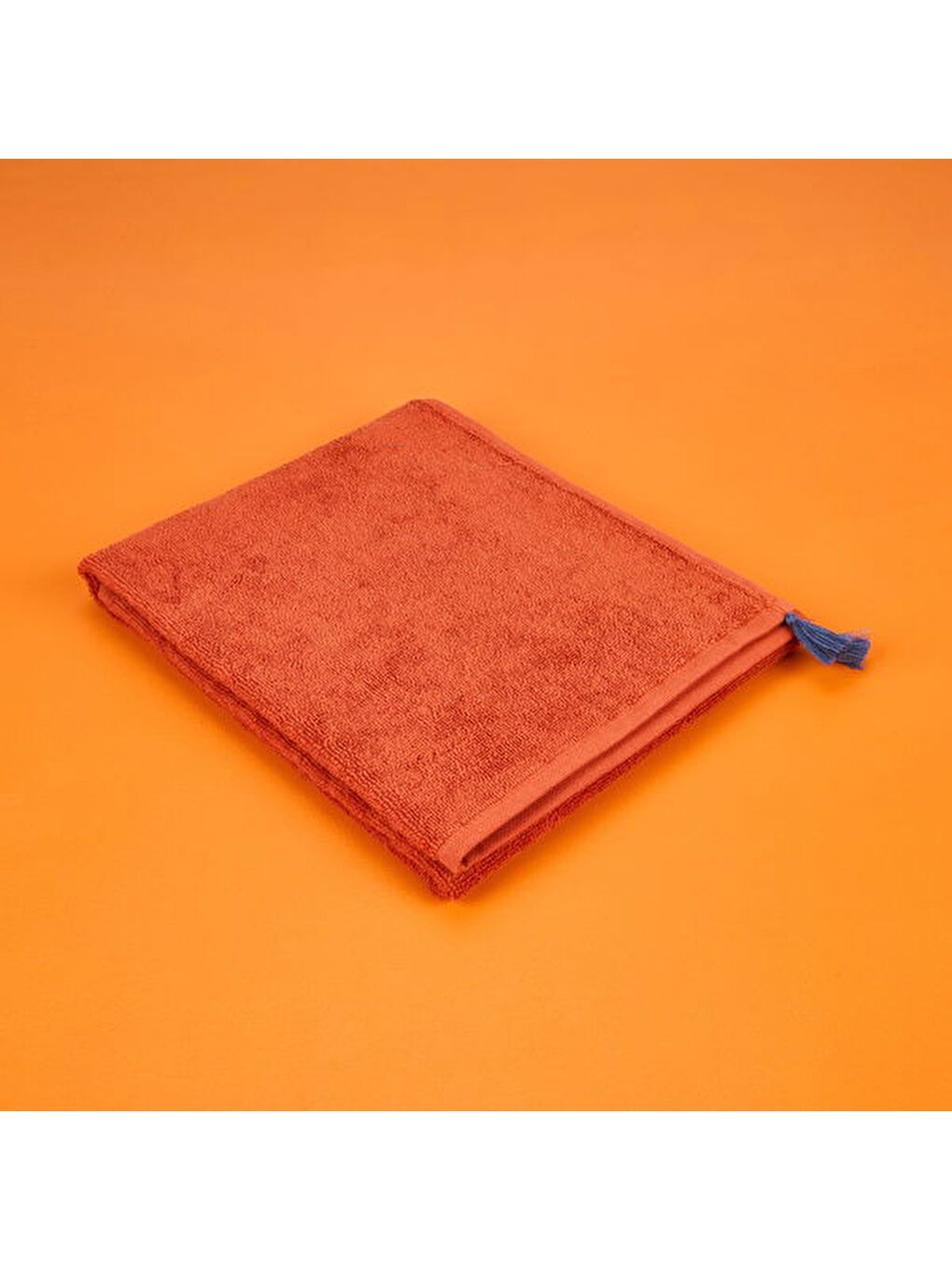 Evidea Kahverengi Soft Litrik Yüz Havlusu - Kiremit - 50x90 cm - 2