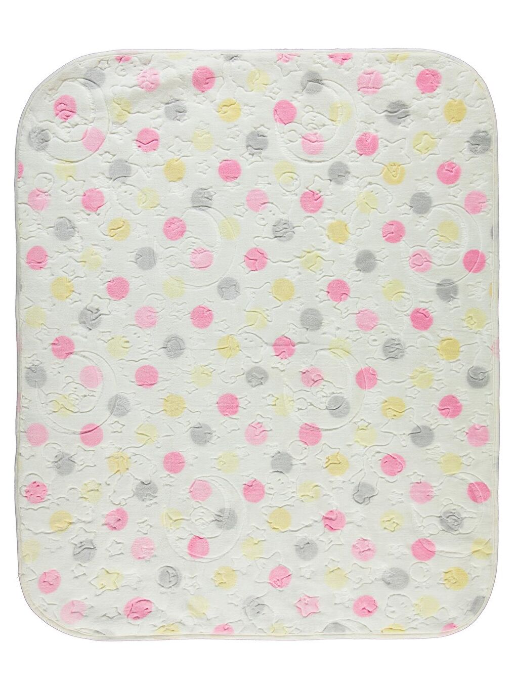 Ekru Baby Puanlı Battaniye - Bej Standart-1