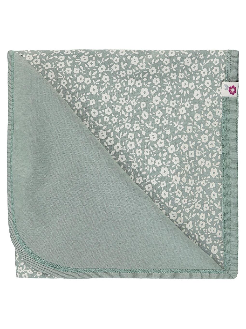 Baby Çiçek Battaniye - Yeşil Standart