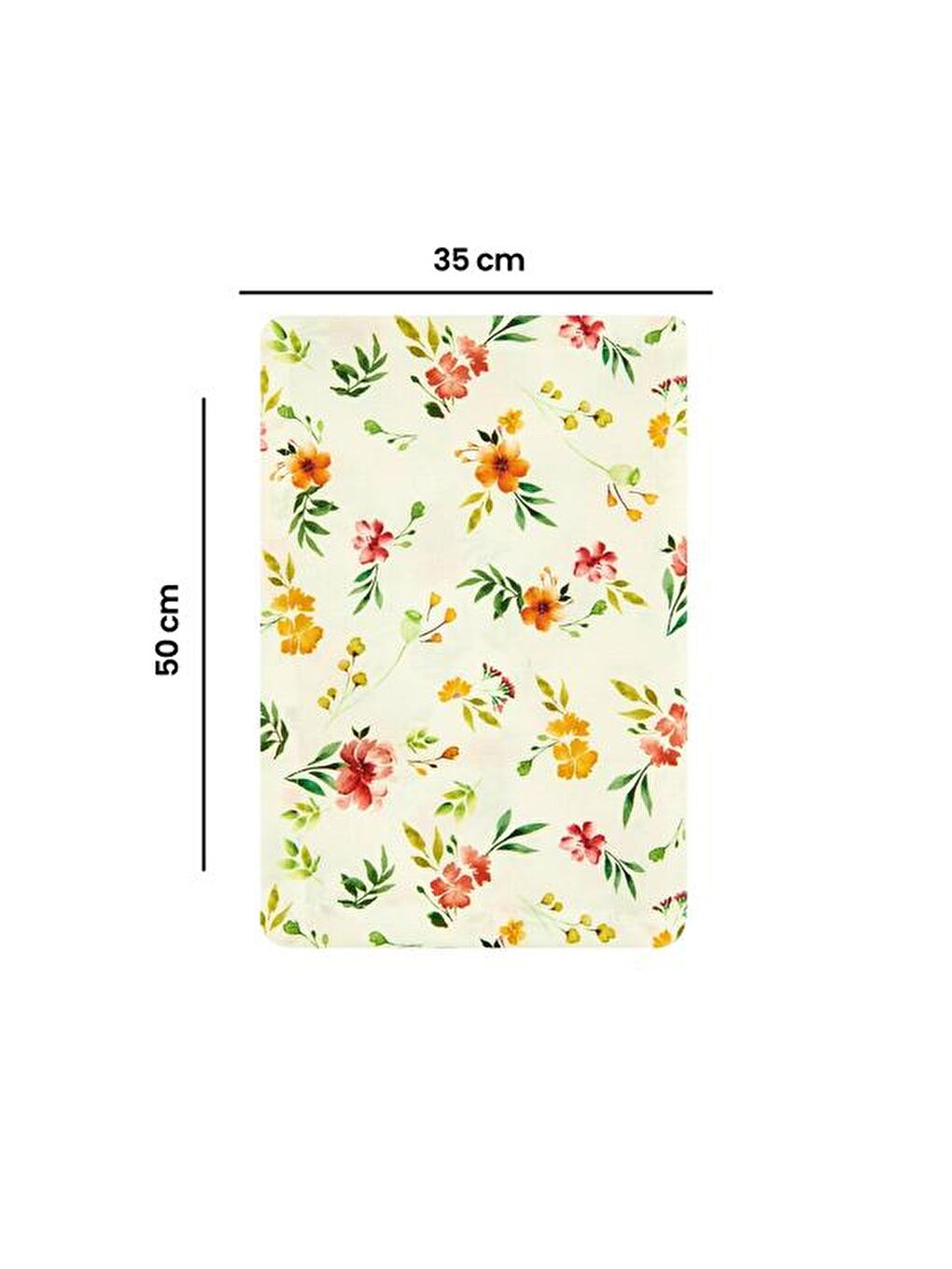 Evidea Karişik Soft Botanik 2'li Amerikan Servis - Renkli - 35x50 cm - 6