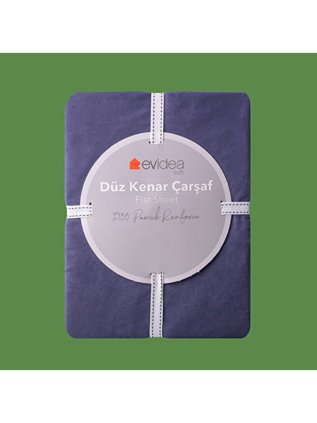 Soft Basic Tek Kişilik Düz Kenar Çarşaf - Lacivert - 160x240 cm