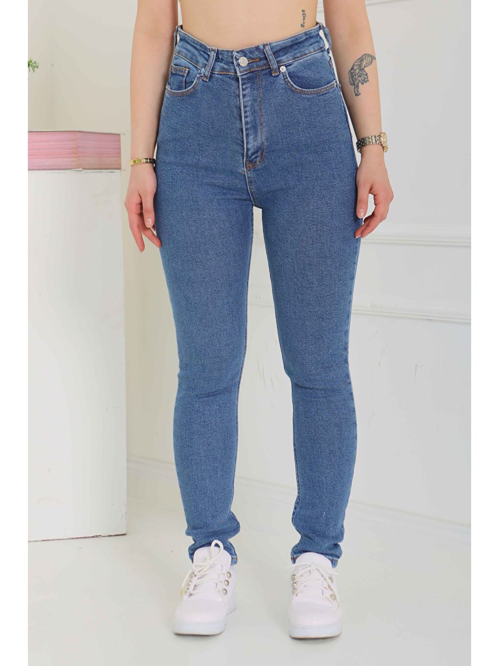 Skinny Jean Pantolon Mavi   26830-2