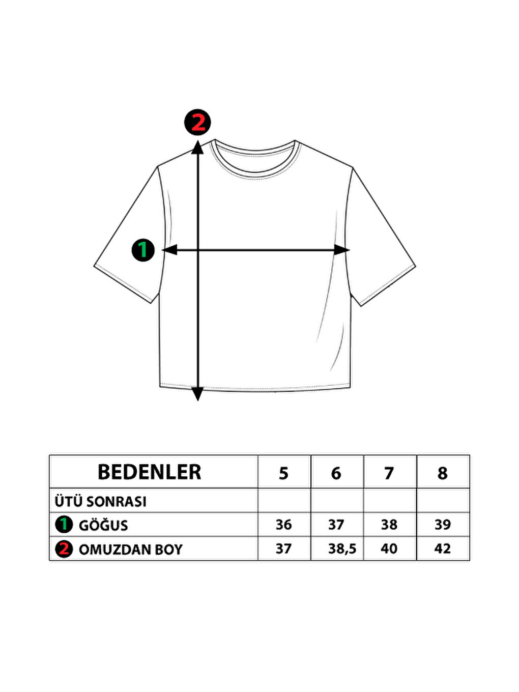 Lila Kız Çocuk Dijital Baskılı Arkası Detaylı Tişört-1