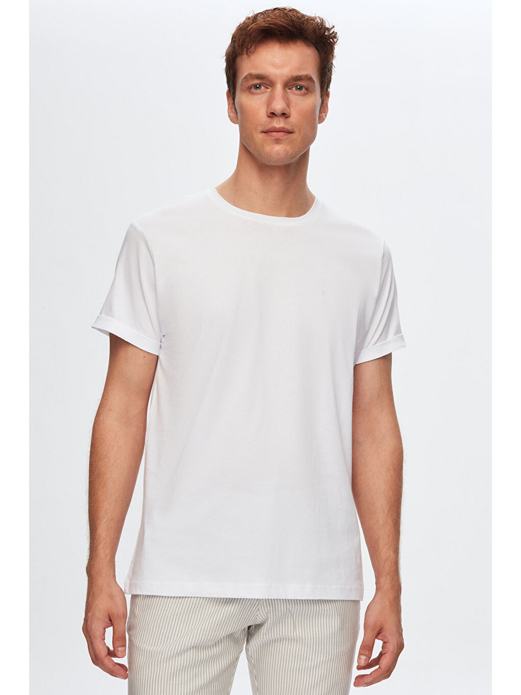 Slim Fit Siyah/Beyaz 5'Li T-Shirt-2