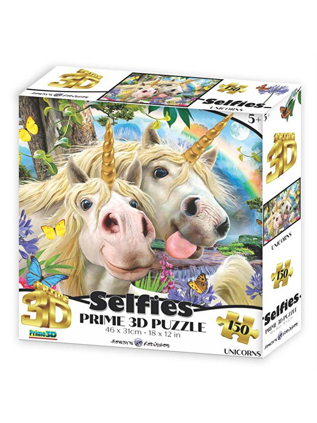 Prime 3D Karışık Unicorn Selfie 150 Parça Puzzle 10957