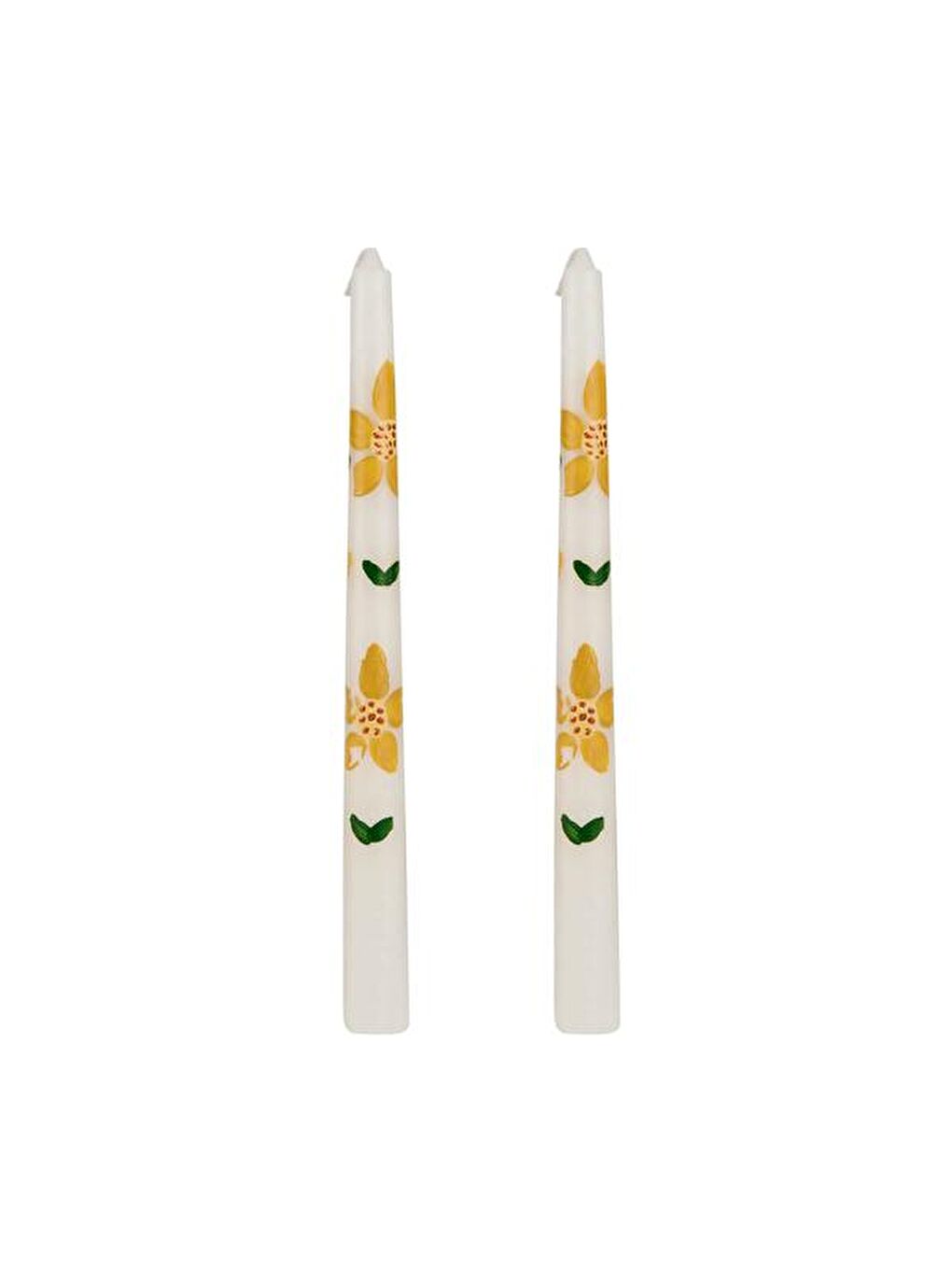 Karışık Deco Papatya 2’li Şamdan Mumu - Renkli - 26 cm-2