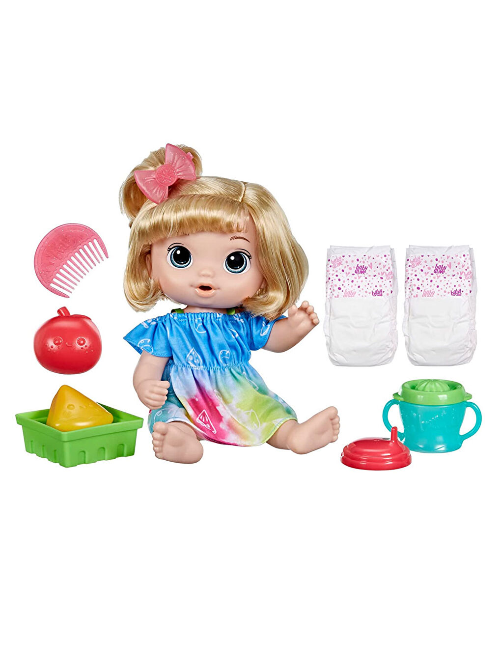 Baby Alive Renksiz Bebeğimle Eğlenceli Yudumlar Sarışın F7356 - 2