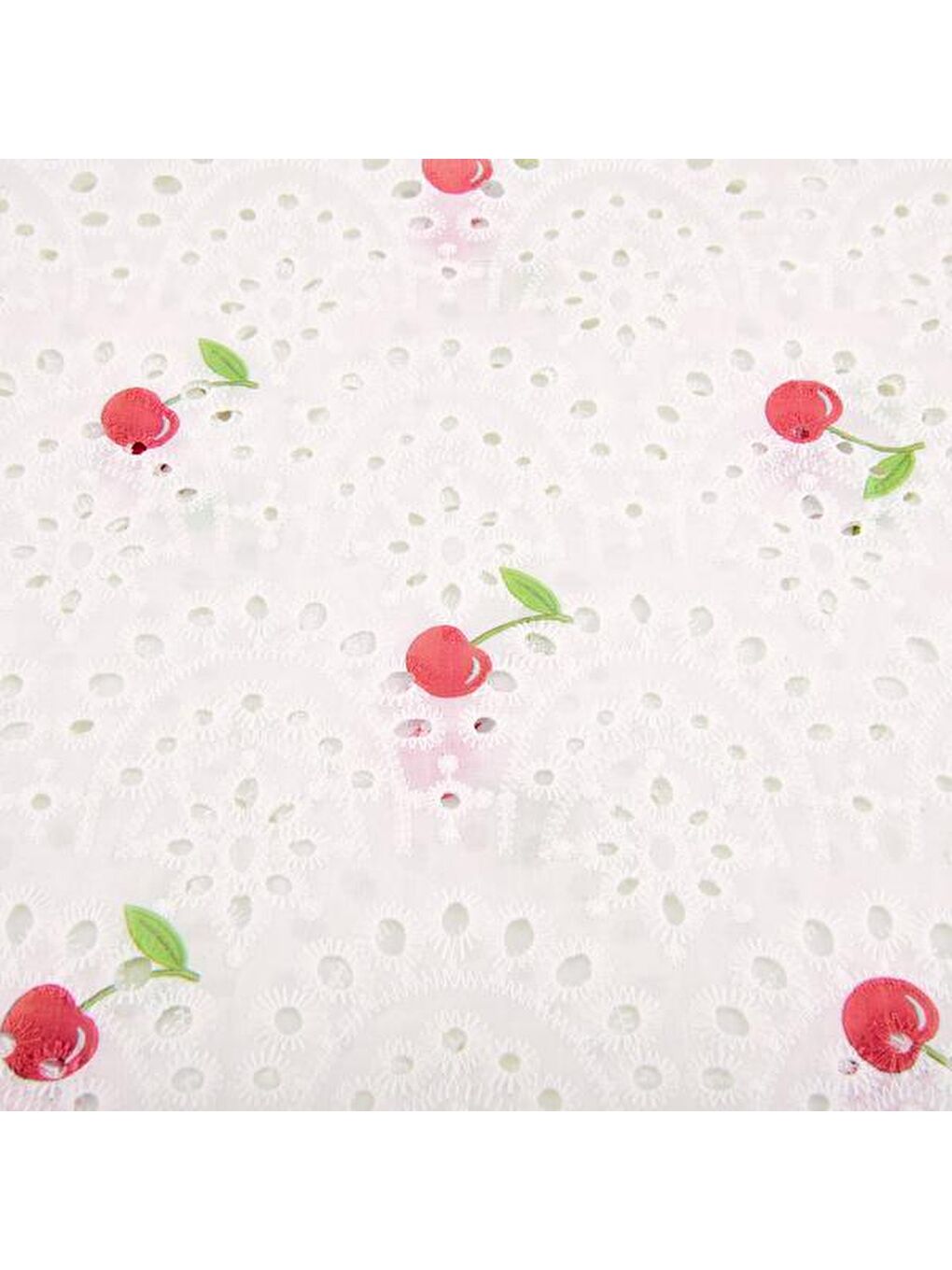 Karışık Soft Kiraz Desenli Runner - Renkli - 40x135 cm-1