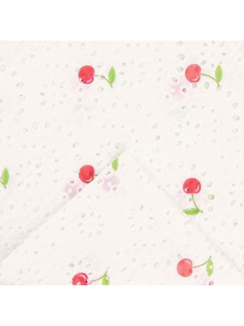 Karışık Soft Kiraz Desenli Runner - Renkli - 40x135 cm-3