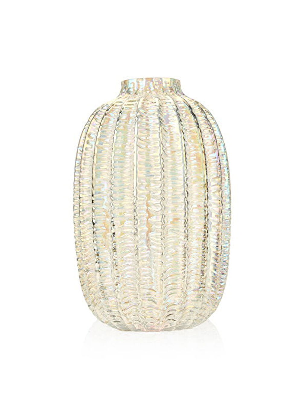 Evidea Karişik Deco Pearl Vazo - Sedef - 25 cm