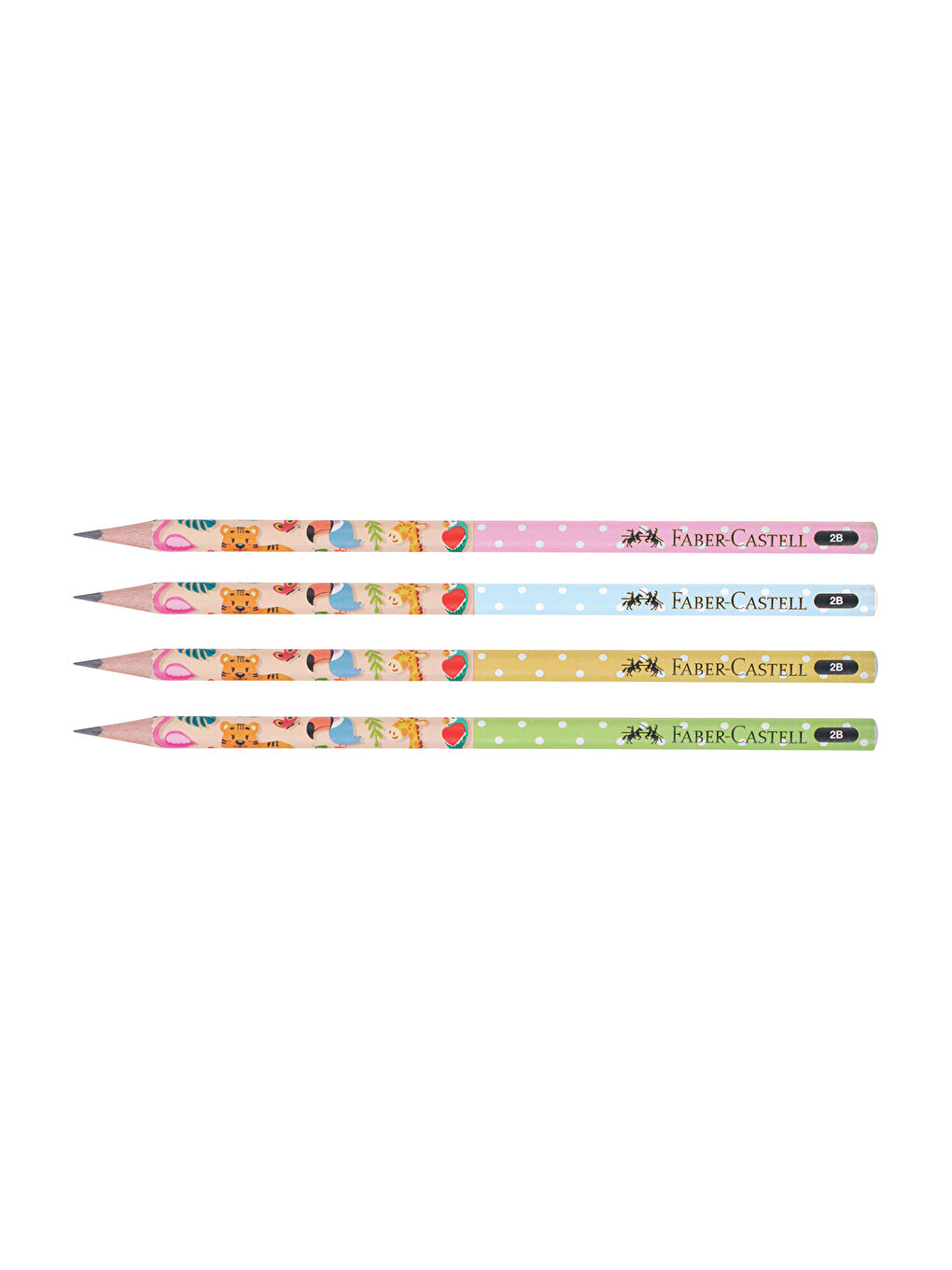 HB-2B 12'li Kurşun Kalem Seti,Mercanlı, Şövalye,Başlık Kalemi,Sevimli Dostlar Temalı-4