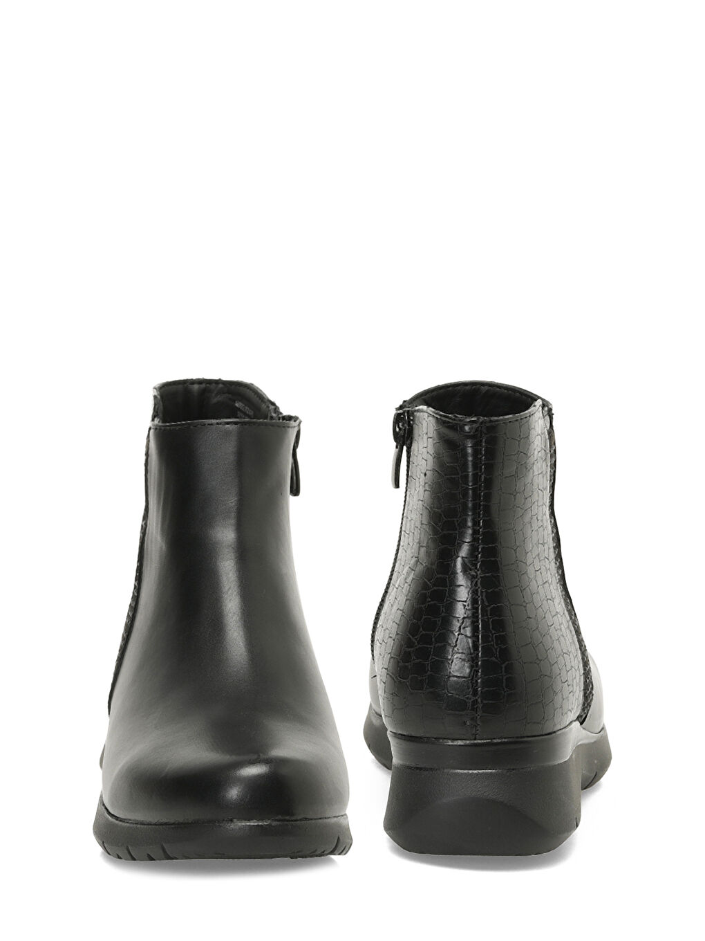 166662.KZ4PR Siyah Kadın Dolgu Topuk Bot-4