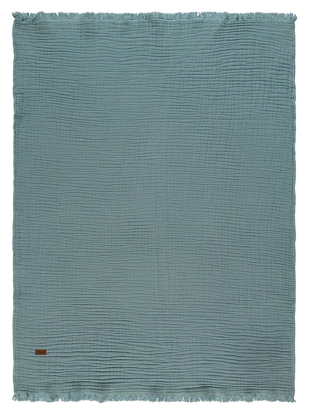 Baby Müslin Bürümcük Battaniye - Yeşil Standart-1