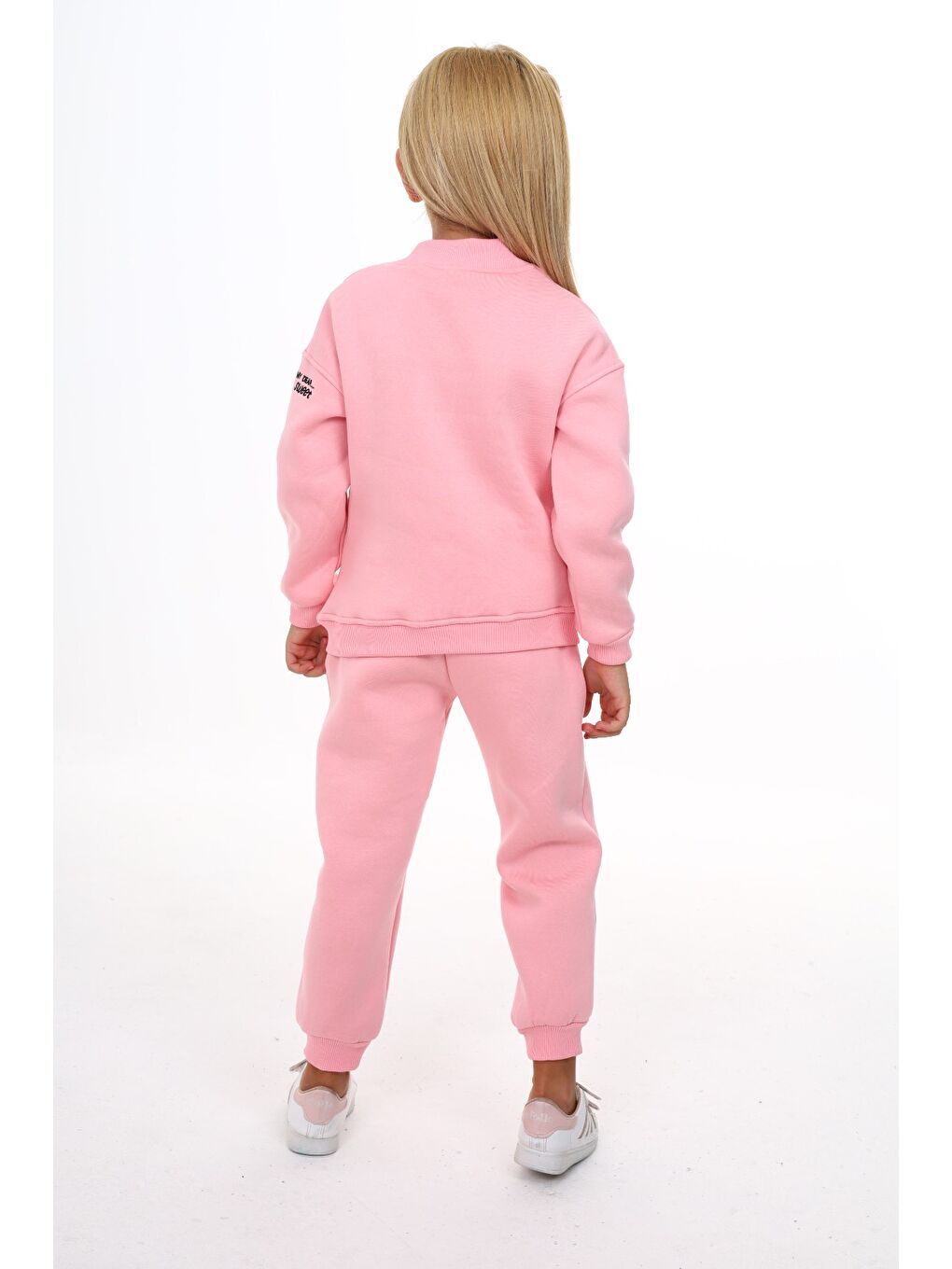 Pembe Kız Çocuk Nakışlı Eşofman Takım-4