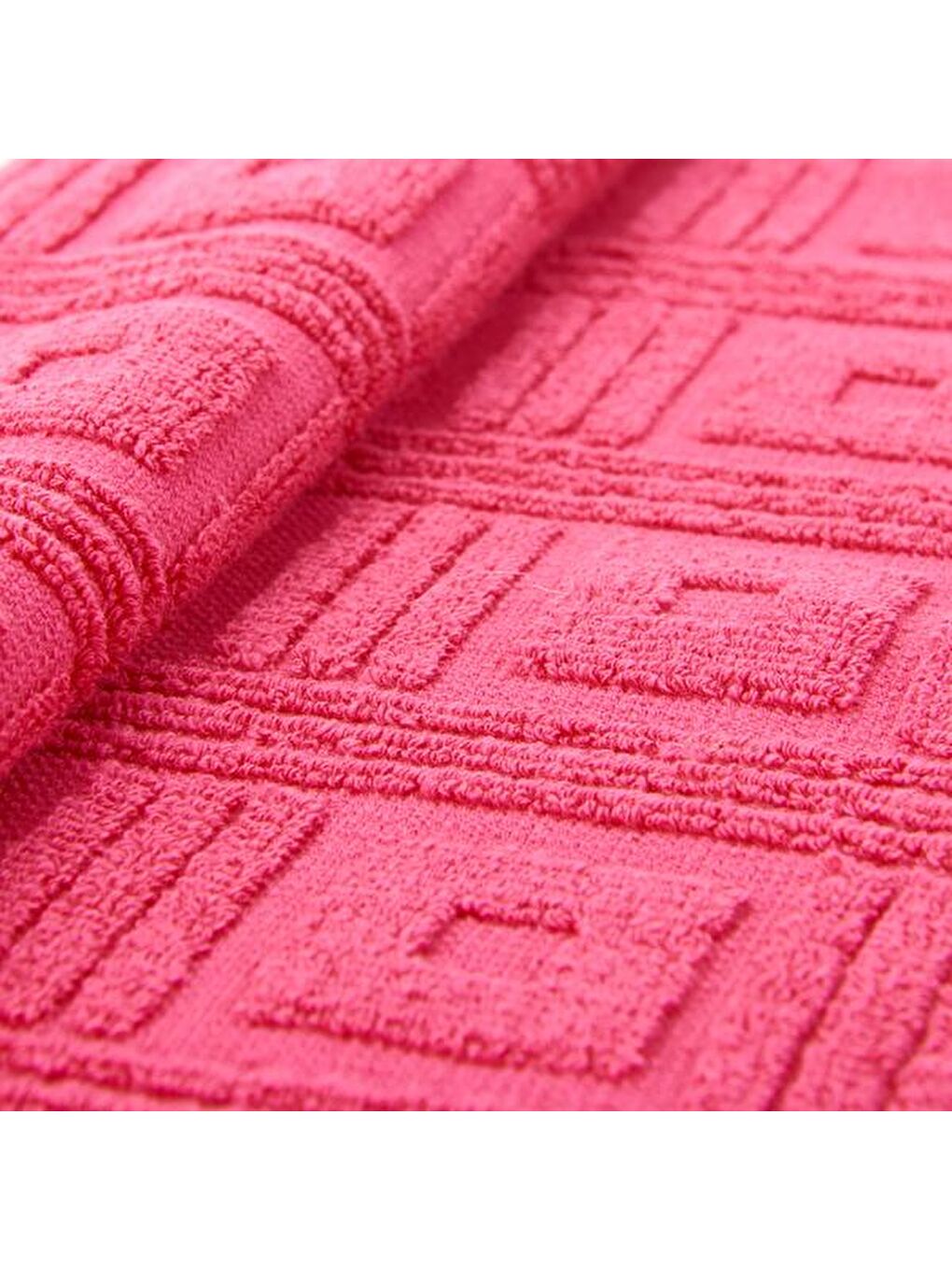 Soft Kybele 2'li Havlu Seti - Fuşya - 30x30 cm-1