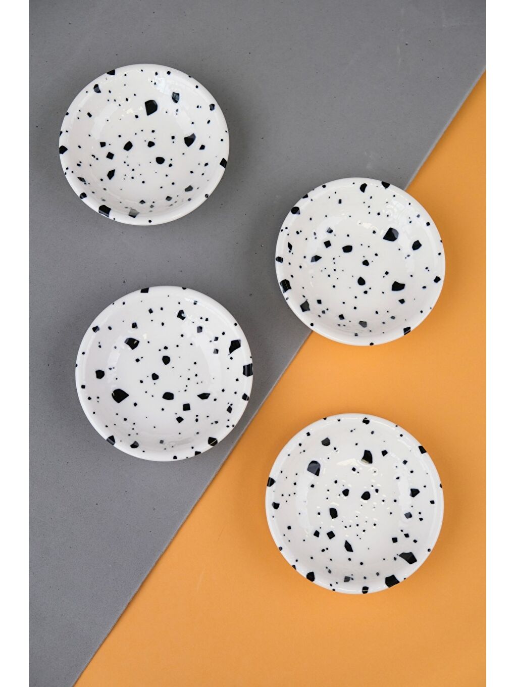 Karışık Porselen Sidereal Mini Kase Seti 9x2,50cm 4 Parça-3