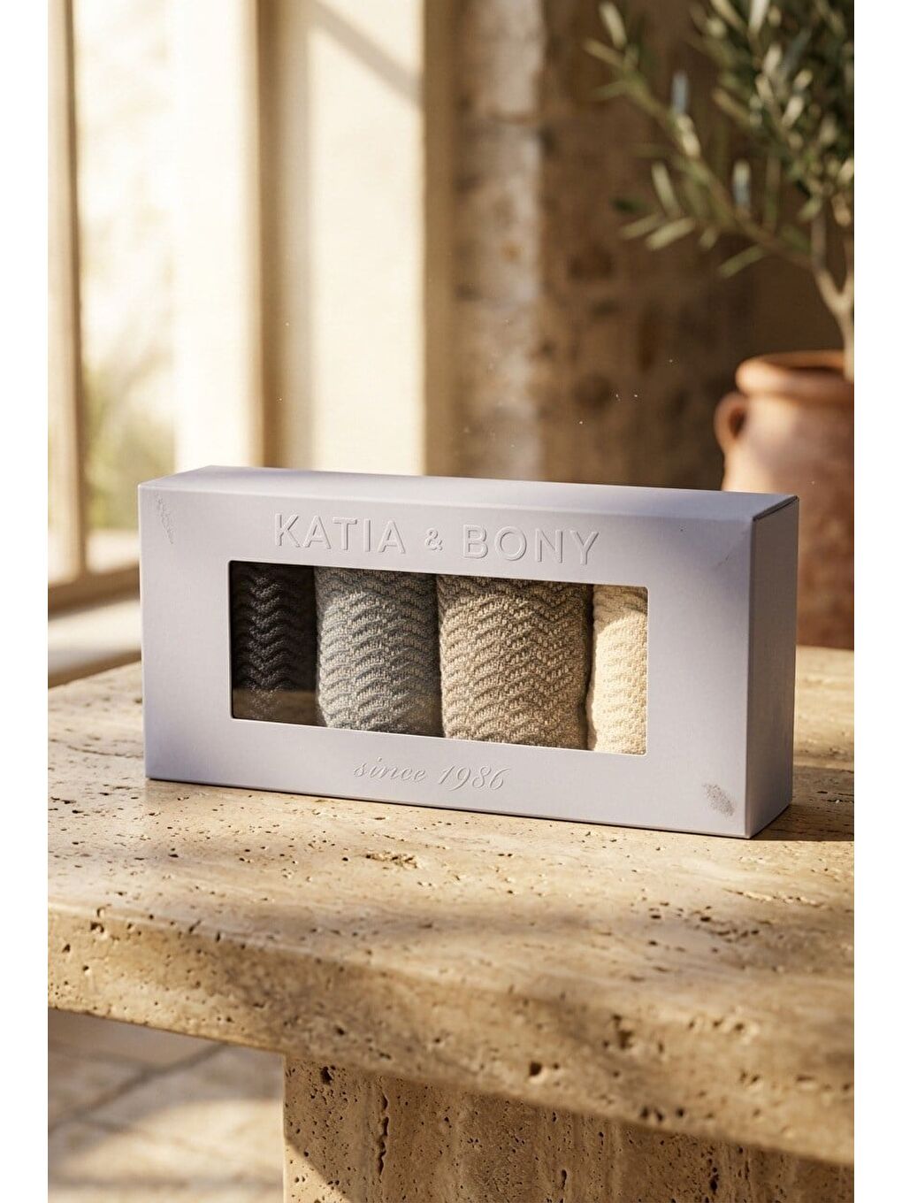 Karışık Kadın 4'Lü Kutulu Soket Çorap Seti-2