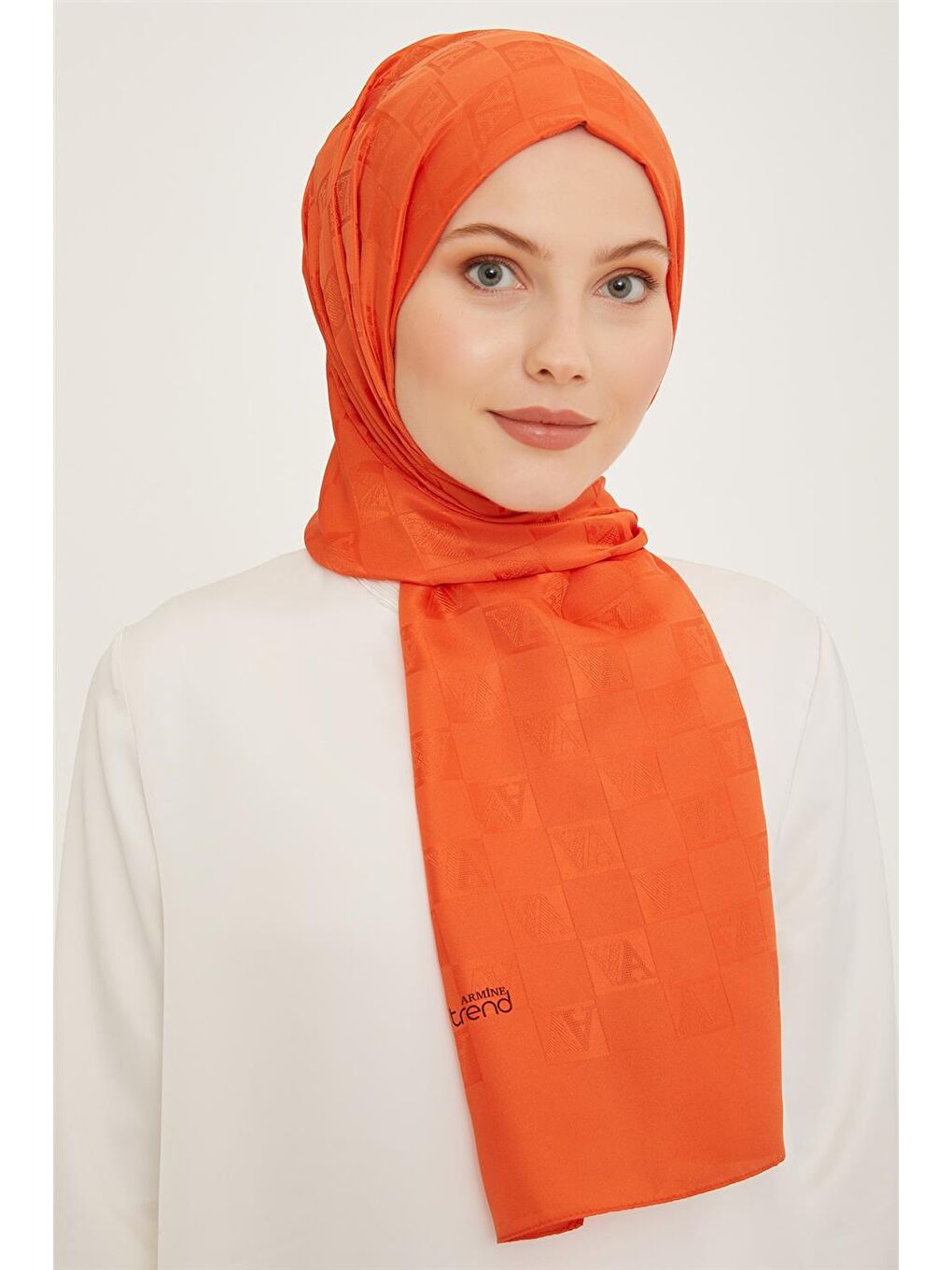 Turuncu Trend İnci Monogram 3 14