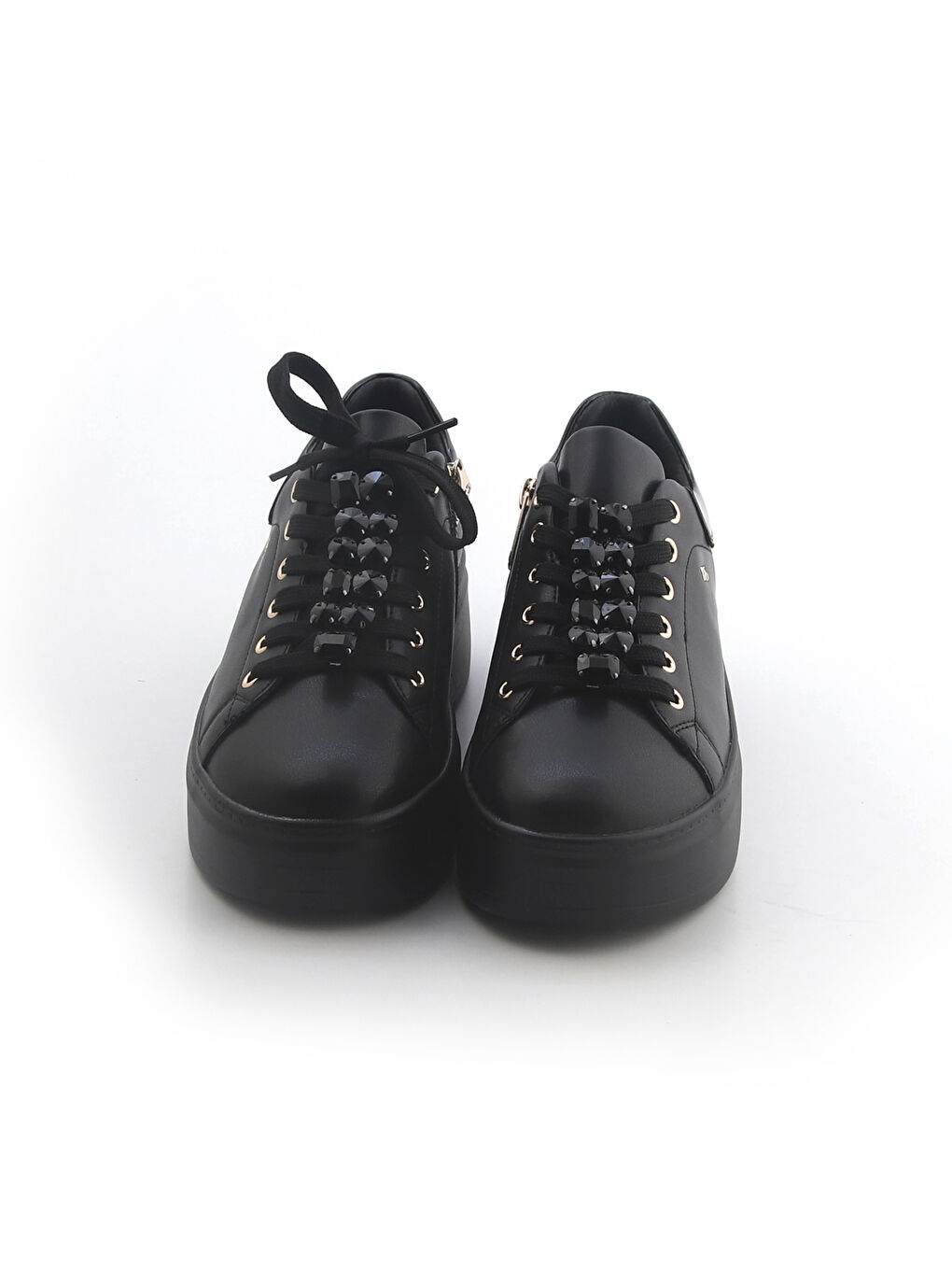 Siyah Kadın Sneaker 675527DM 5527 DM Vernice Nero-2