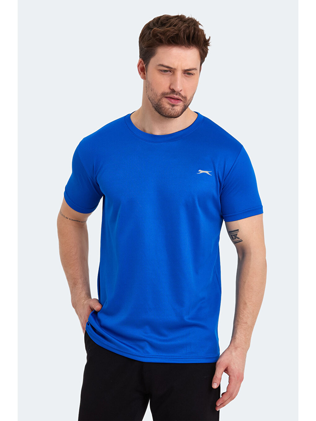 ODALIS I Erkek Tişört Saks Mavi-5