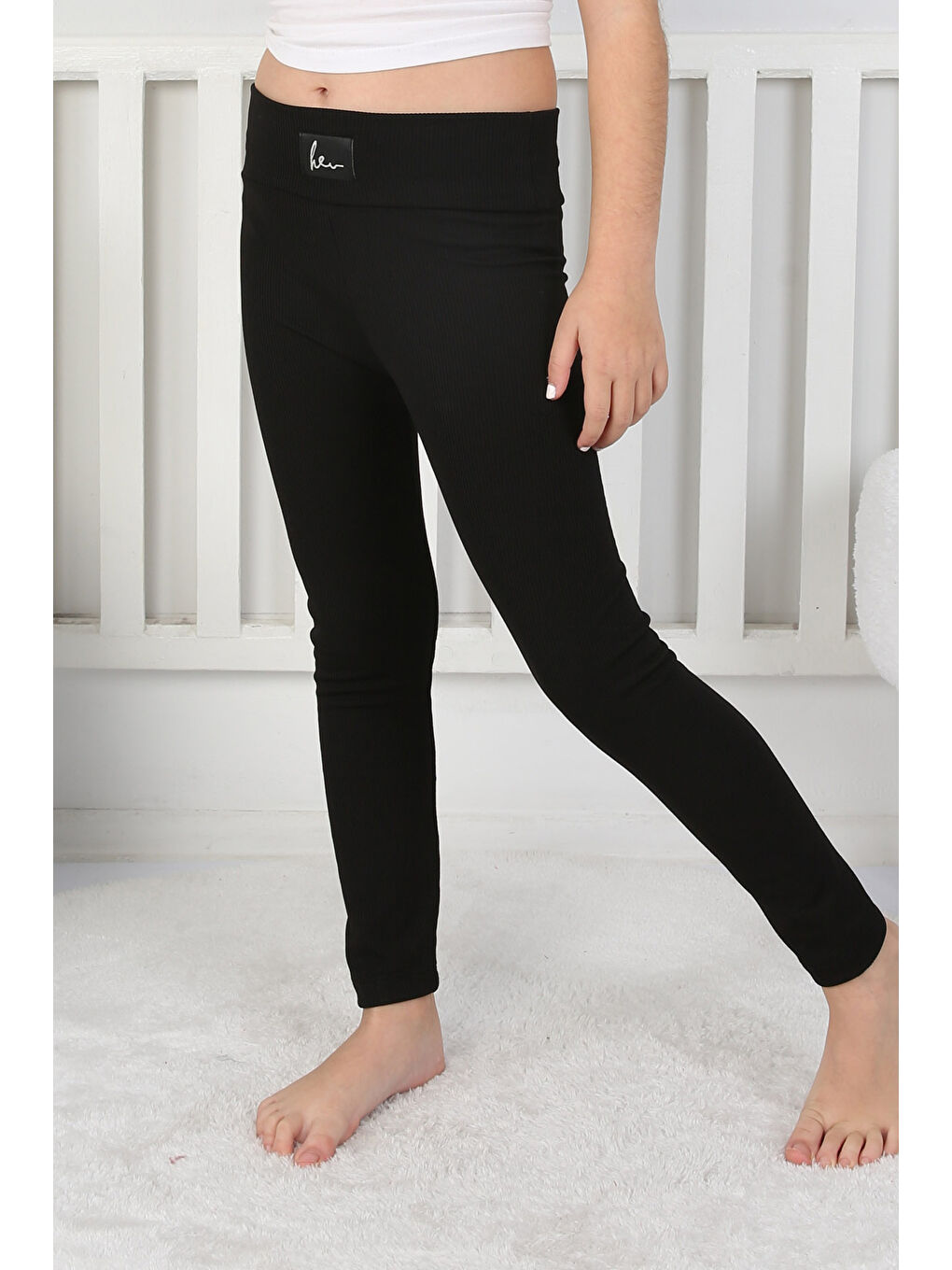 Kız Çocuk Siyah Kız Çocuk Tayt - 26728