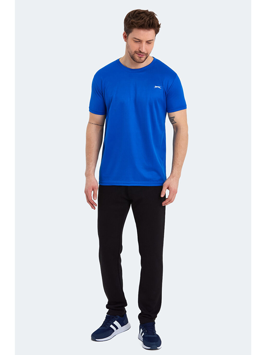 ODALIS I Erkek Tişört Saks Mavi-6