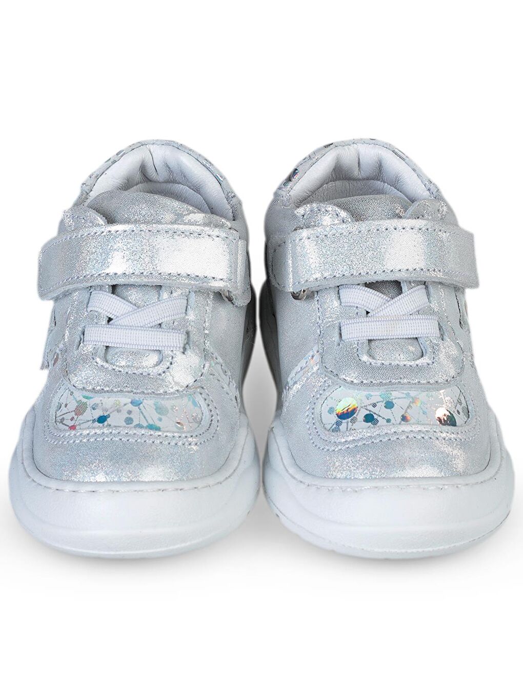 Baby Cırtlı 18-21 Numara İlkadım Ayakkabı - Beyaz 19-2