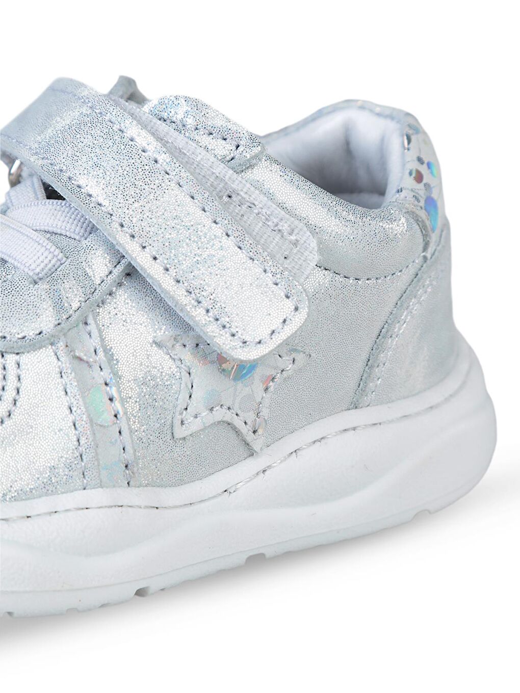 Baby Cırtlı 18-21 Numara İlkadım Ayakkabı - Beyaz 19-3