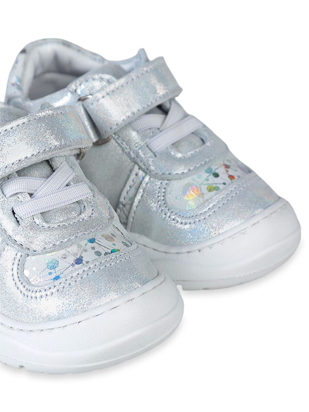 Baby Cırtlı 18-21 Numara İlkadım Ayakkabı - Beyaz 19-5