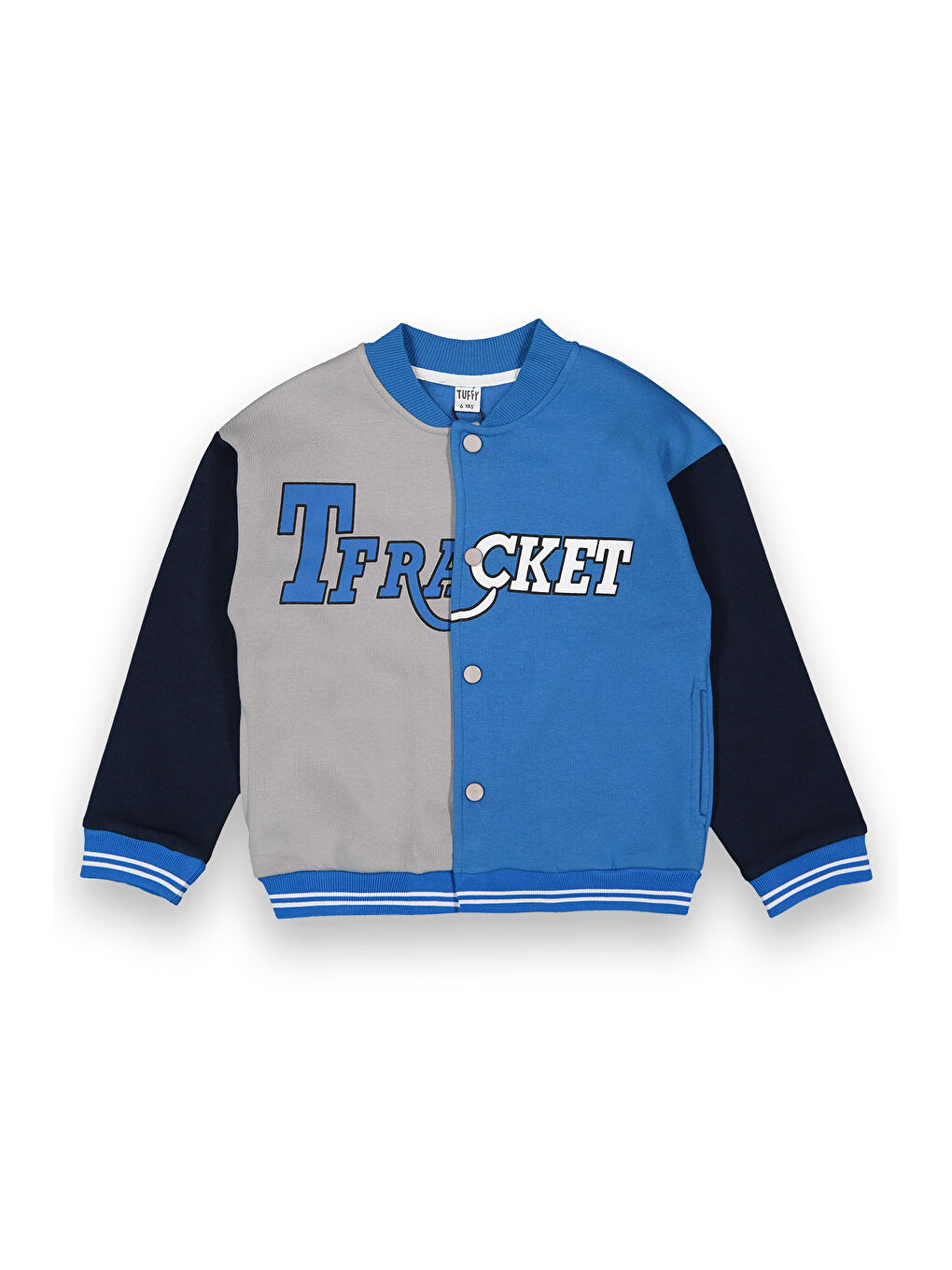 Mavi Erkek Çocuk 3 İplik Oversize Kolej Ceket