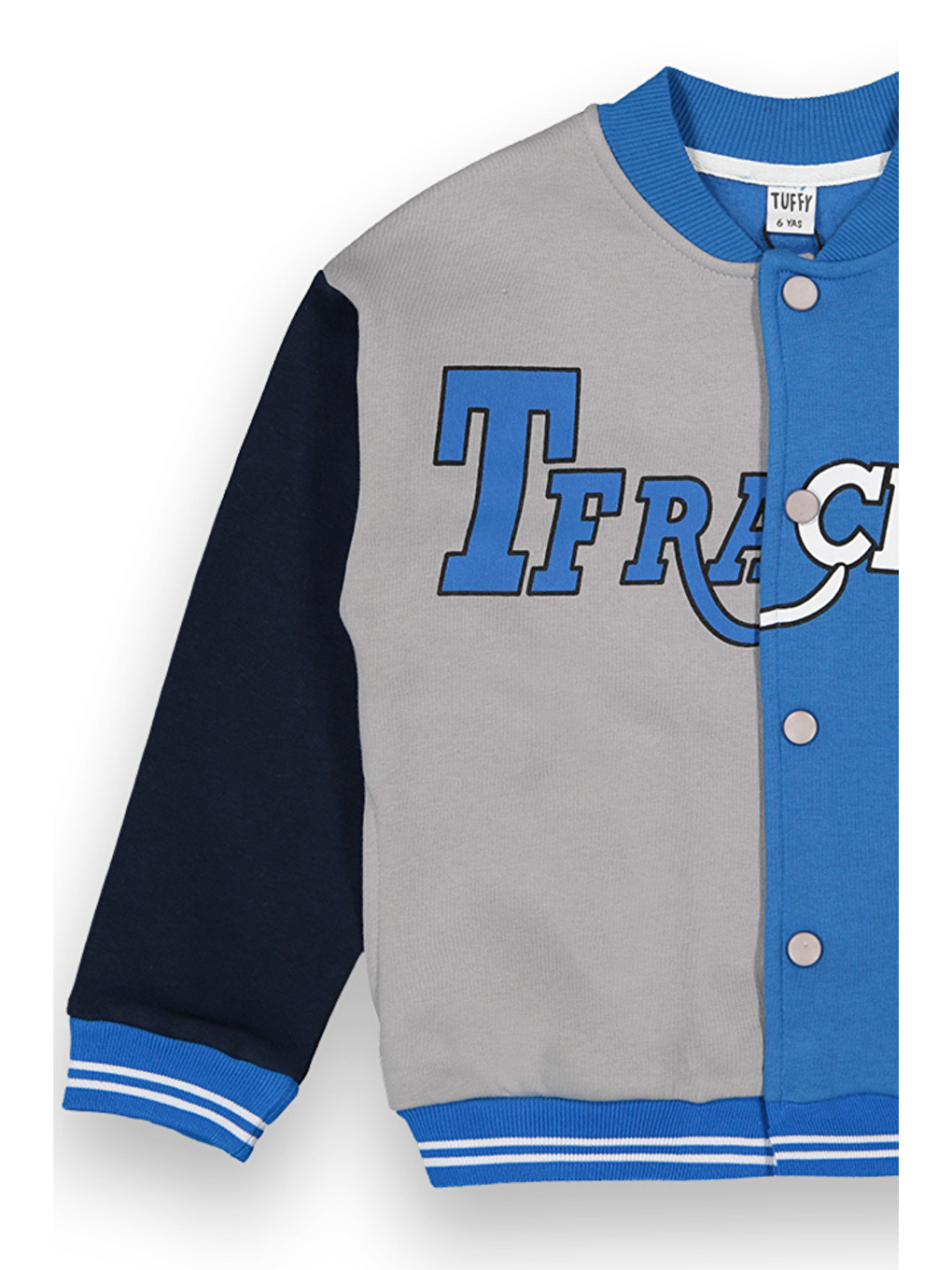 Mavi Erkek Çocuk 3 İplik Oversize Kolej Ceket-1