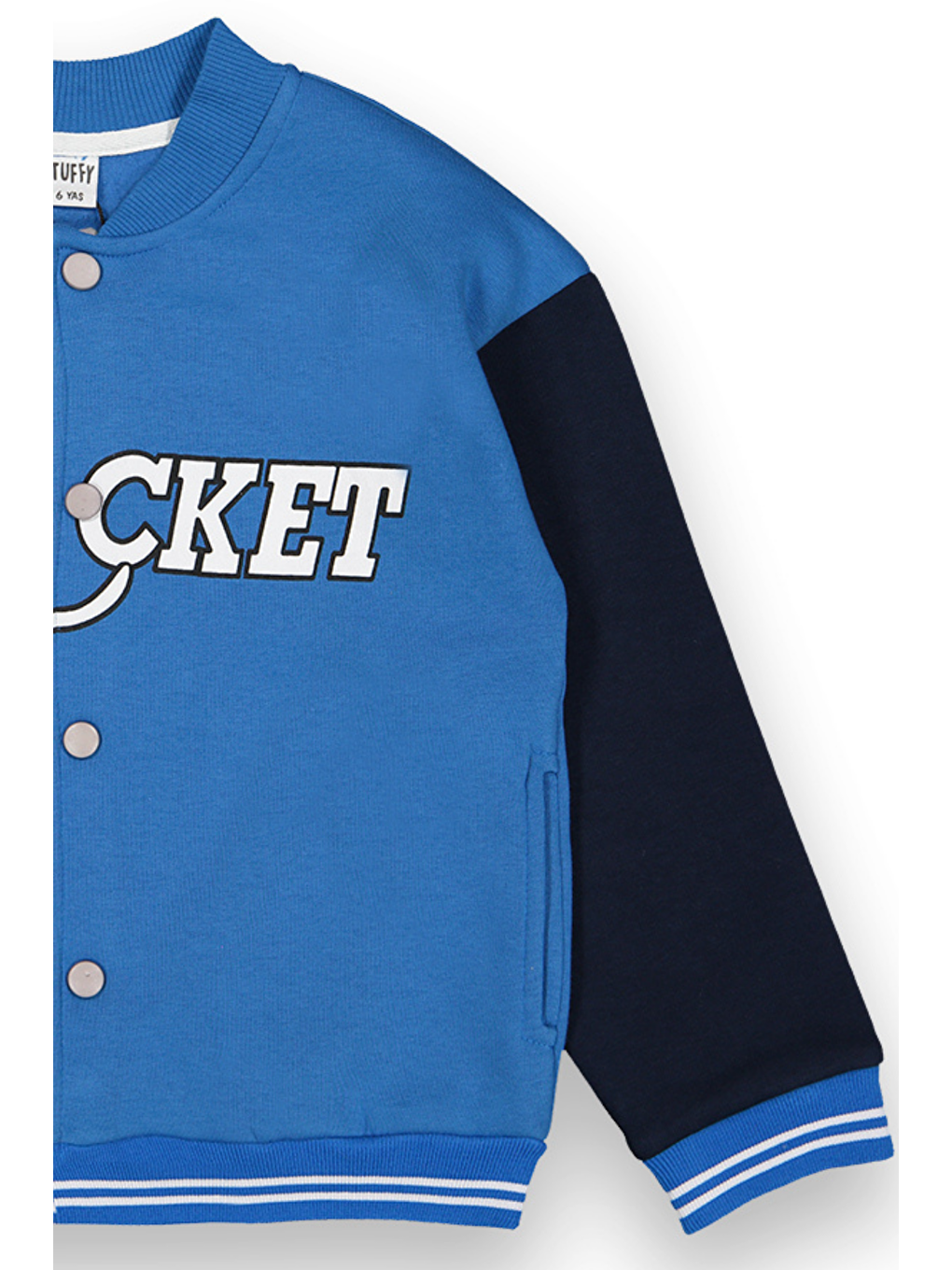 Mavi Erkek Çocuk 3 İplik Oversize Kolej Ceket-2