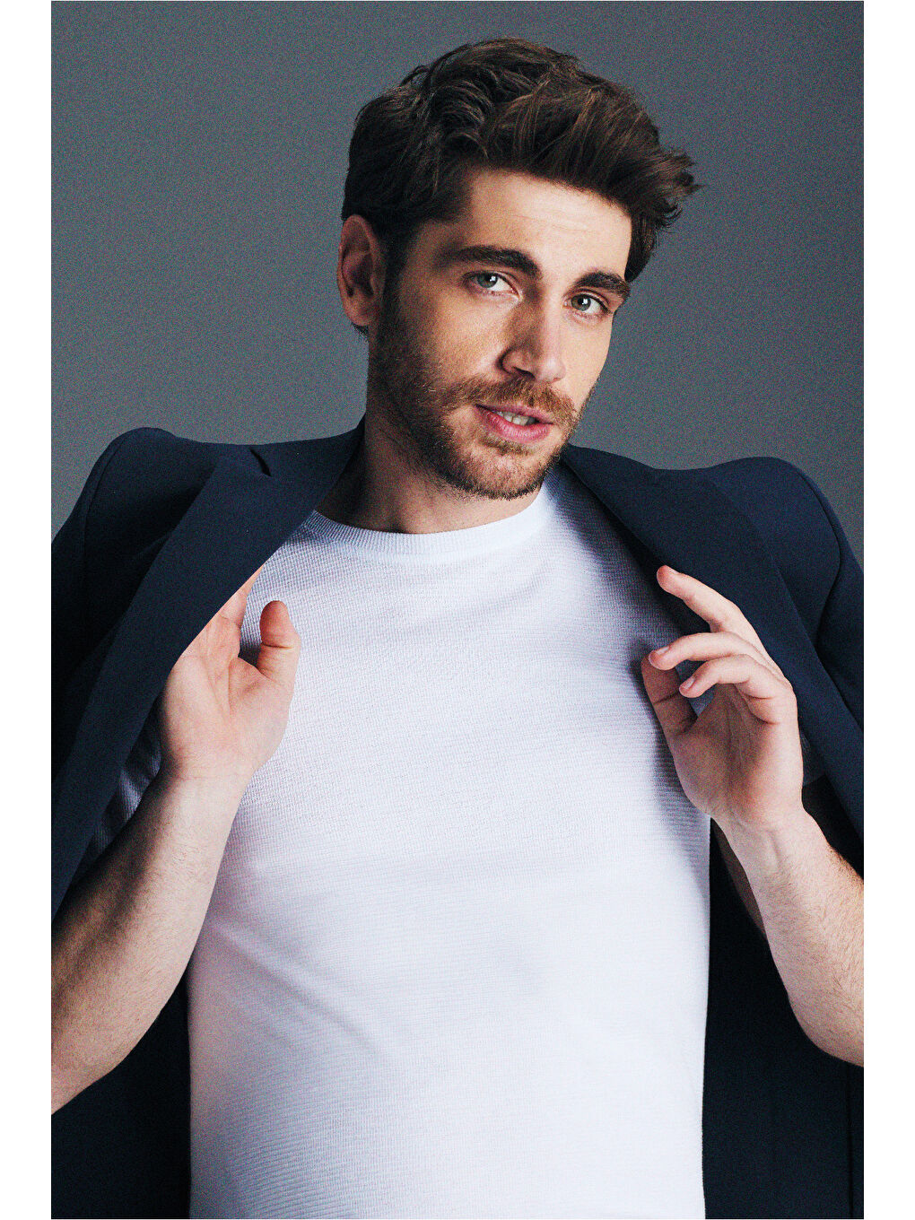 Lacivert Performans Suit Slim Fit Düz Takım Elbise-2