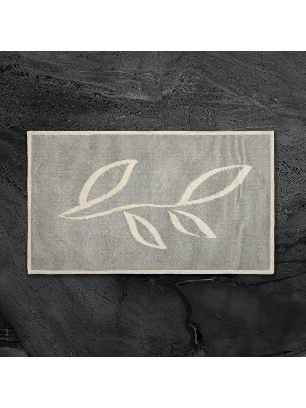 Soft Nemi 2'li Banyo Paspası - Gri - 60x100 cm + 50x60 cm-1