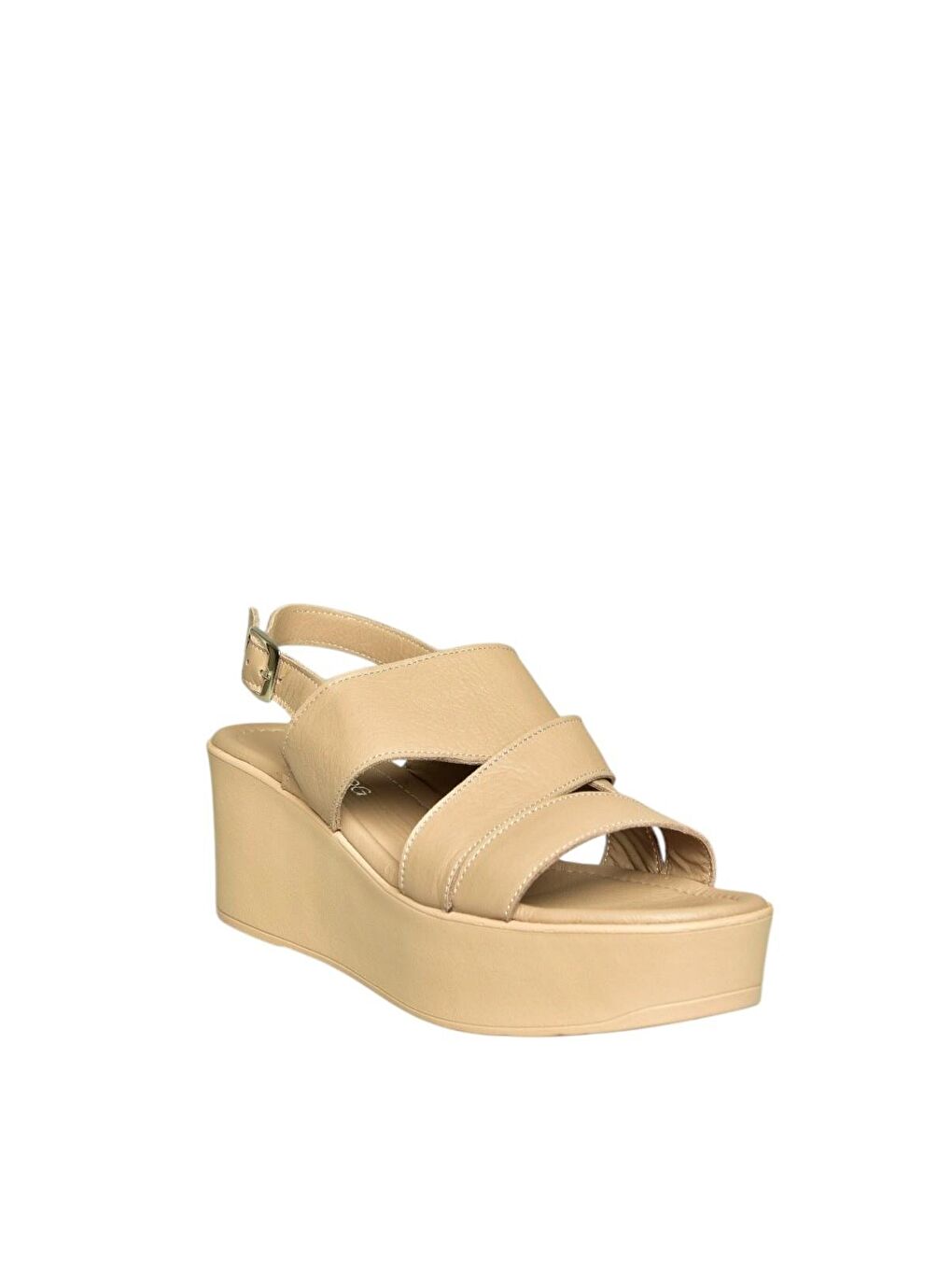 Bej Kadın Dolgu Topuklu Ayakkabı U5557502-4