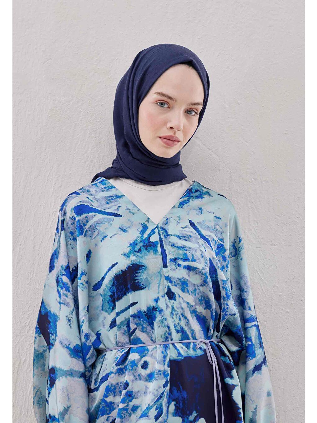 Sarı Bambu Şal Safir-1