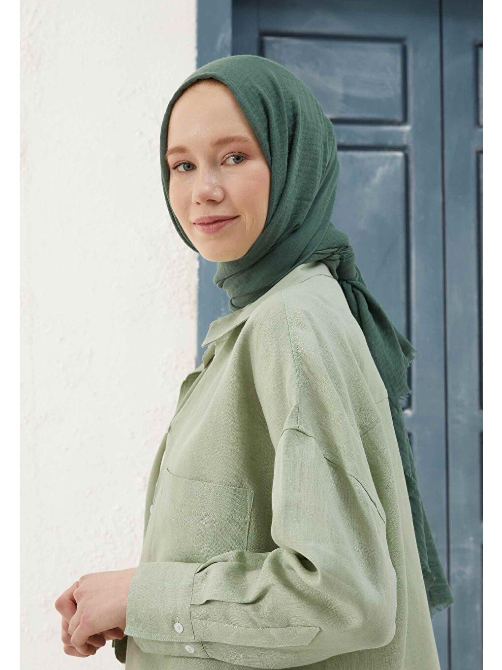 Bürümcük Şal Orman Yeşili-2