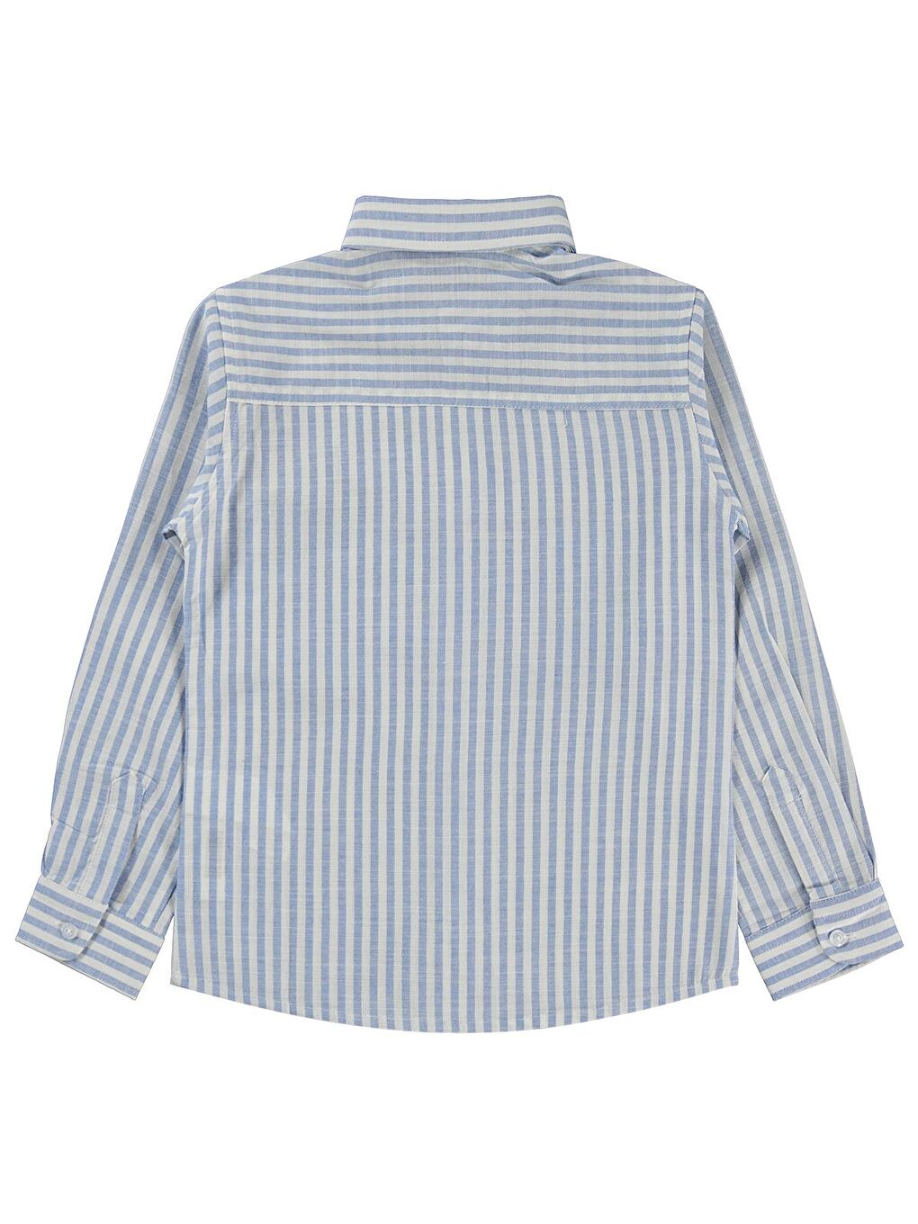 Boys Nakışlı Gömlek 6-9 Yaş Gömlek - Mavi 9-10 Yaş-1