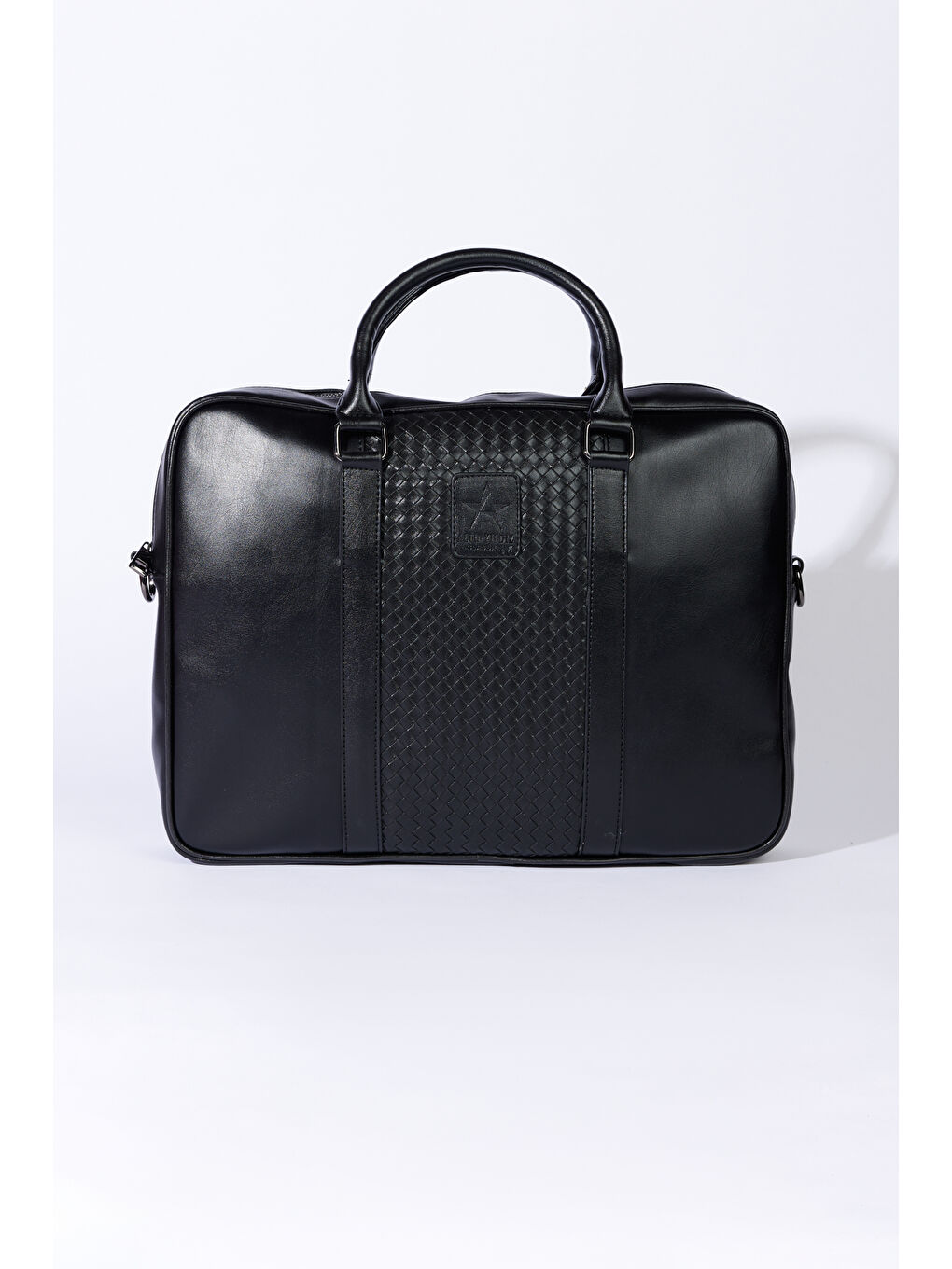 Erkek Siyah Desenli Laptop Çantası