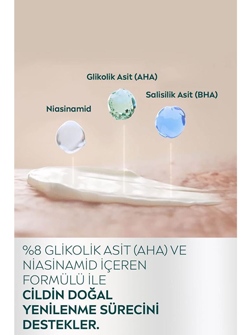 NIVEA Şeffaf Derma Skin Clear %8 Niasinamid Night Exfoliator Gece Arındırıcı Sivilce Karşıtı Krem 40 ml - 2