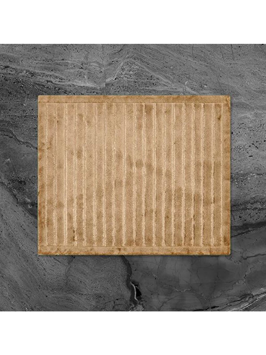 Evidea Soft Nuvo Banyo Paspası - Bej - 60x100 cm + 50x60 cm - 3