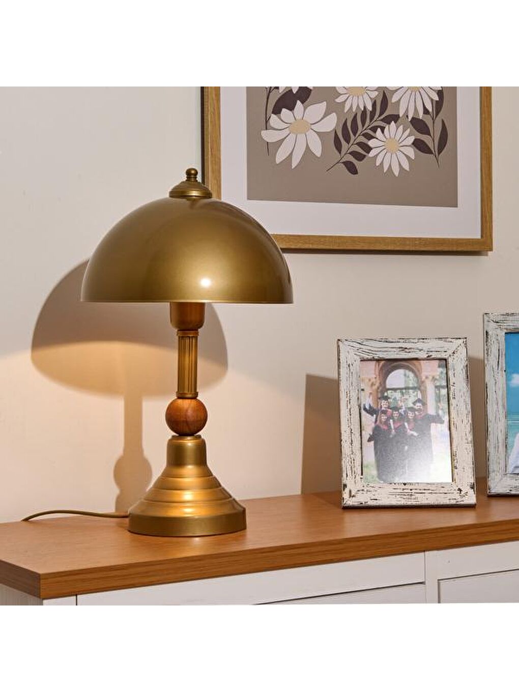 Evidea Kahverengi Lighting Walford Abajur - Eskitme